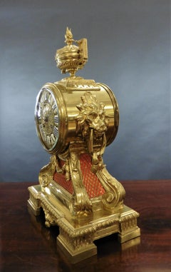 French Brass Bracket Clock