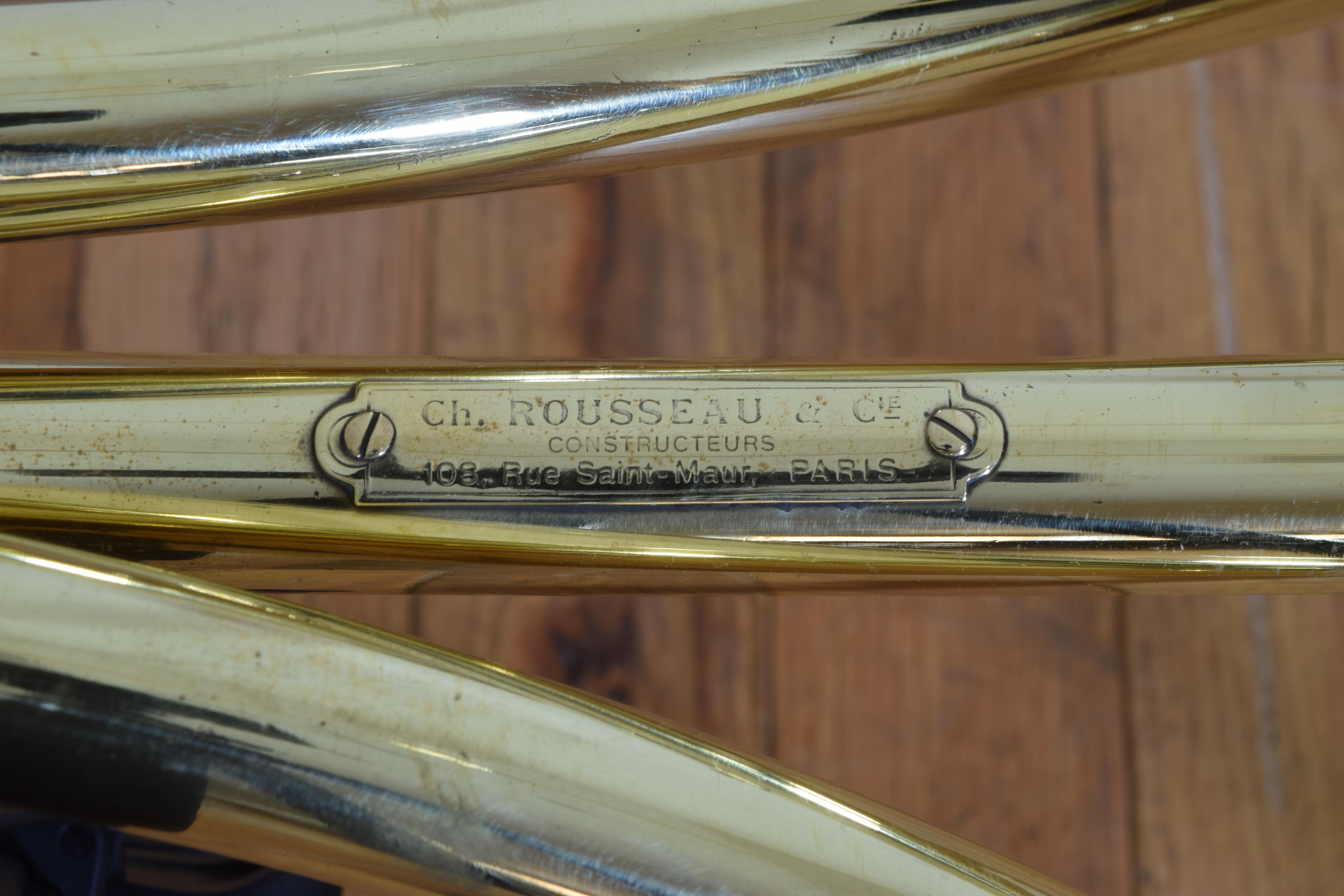 French Brass Clothing Rack, Early 20th Century, Ch. Rousseau & Ce 4