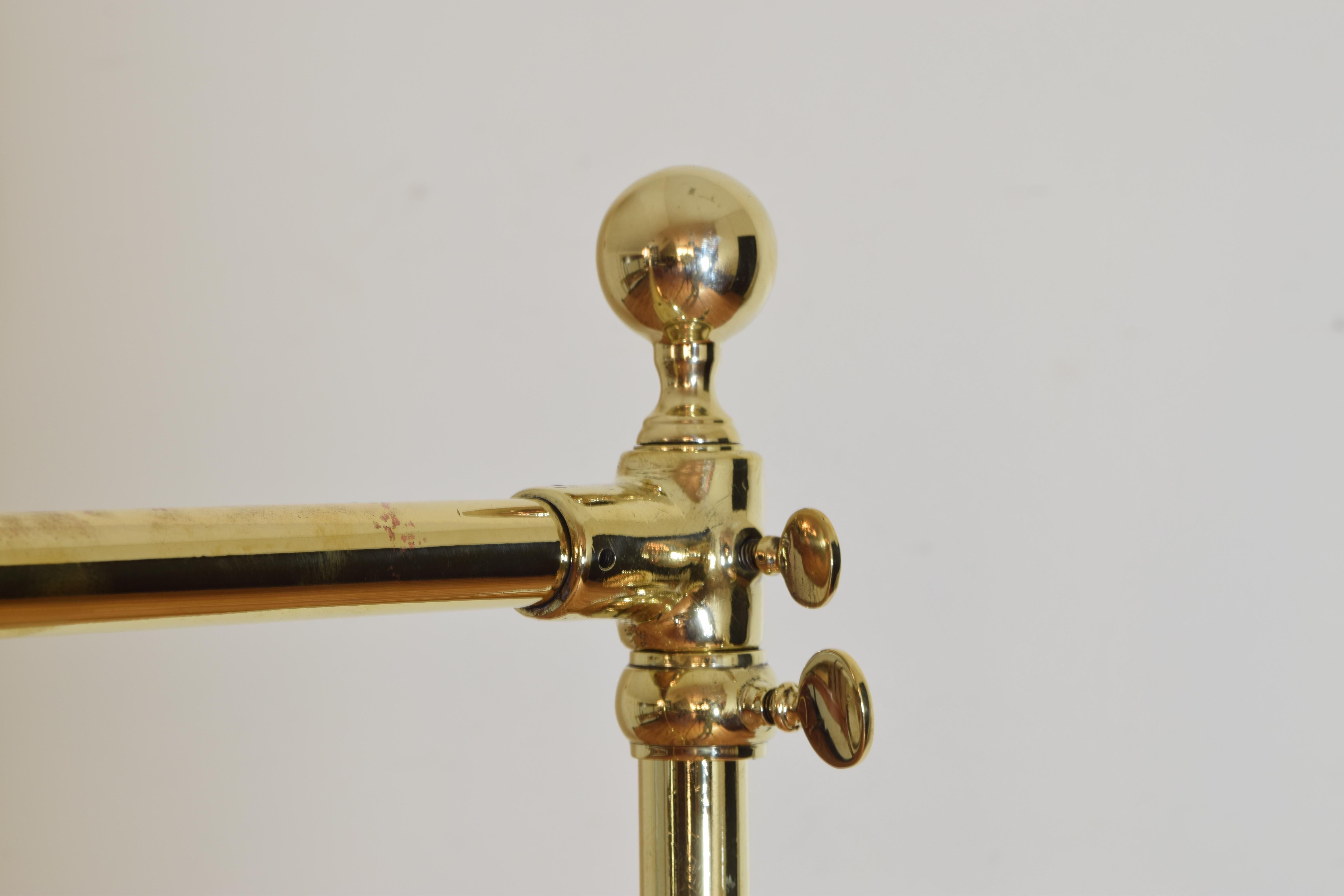 Art Nouveau French Brass Clothing Rack, Early 20th Century, Ch. Rousseau & Ce