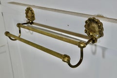 French Brass Double Rail Towelrail  This is an elegant little towel rail