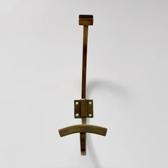French Brass Double Wall Hook