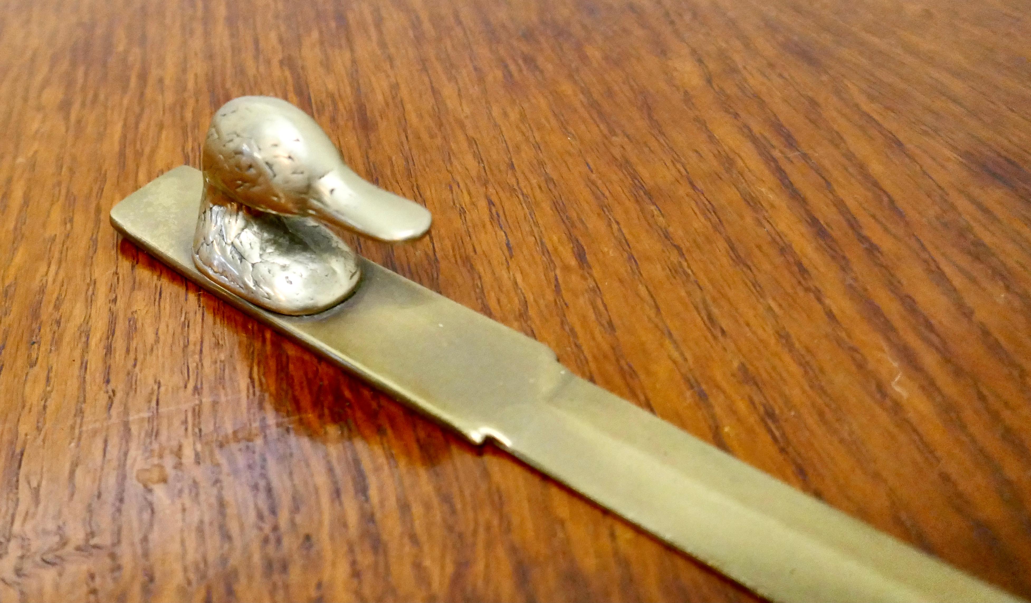 brass desk knife
