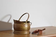 English Brass Handled Pouring Bucket, ca. 1900