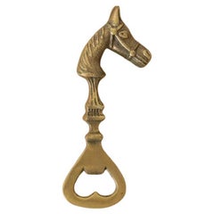 French Brass Horse Bottle Opener