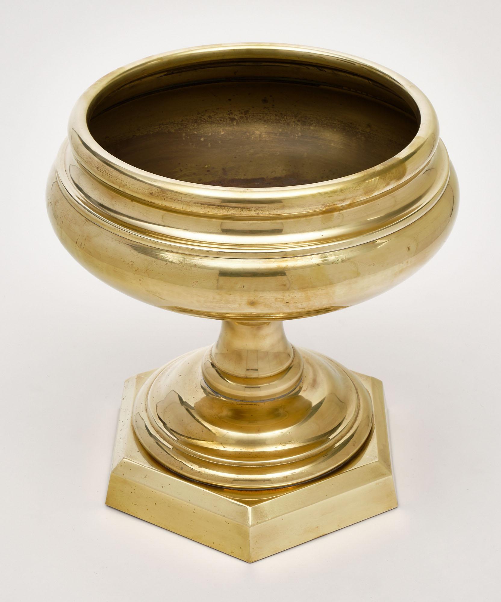 French Brass Jardiniere 1