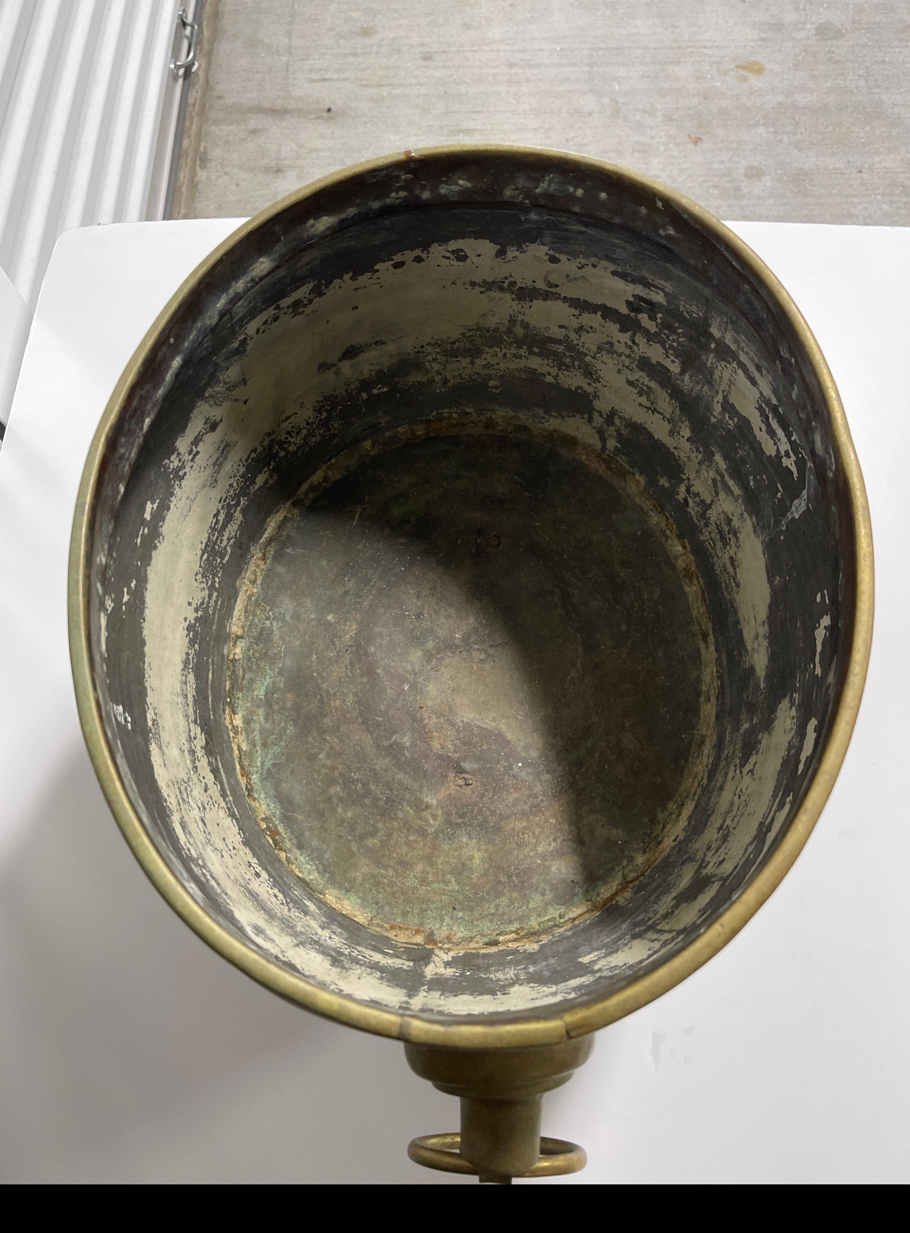 French Brass Jardiniere or Planter, 19th Century For Sale 3