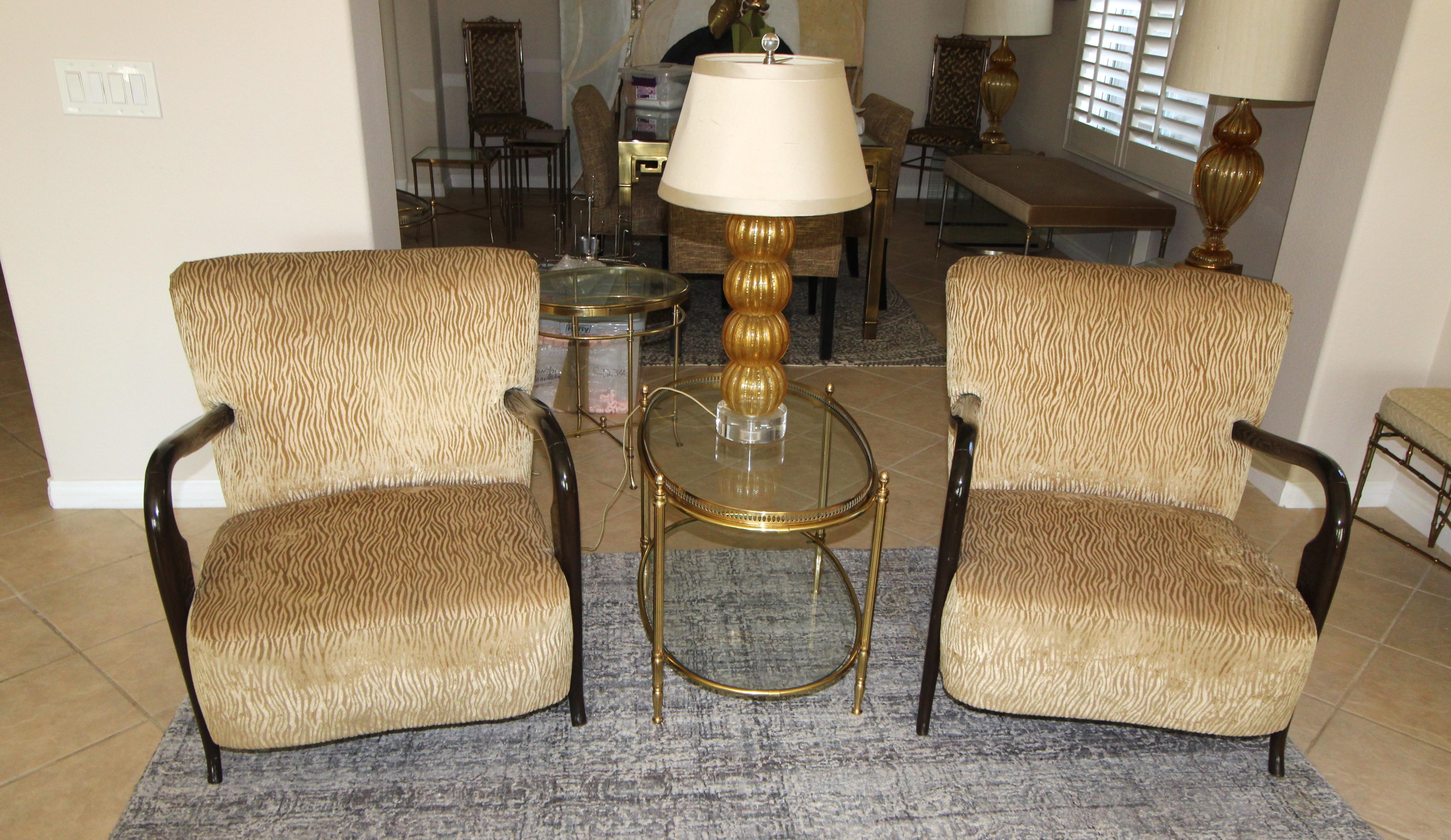 French Brass Oval Two-Tier Side or Coffee Table 3