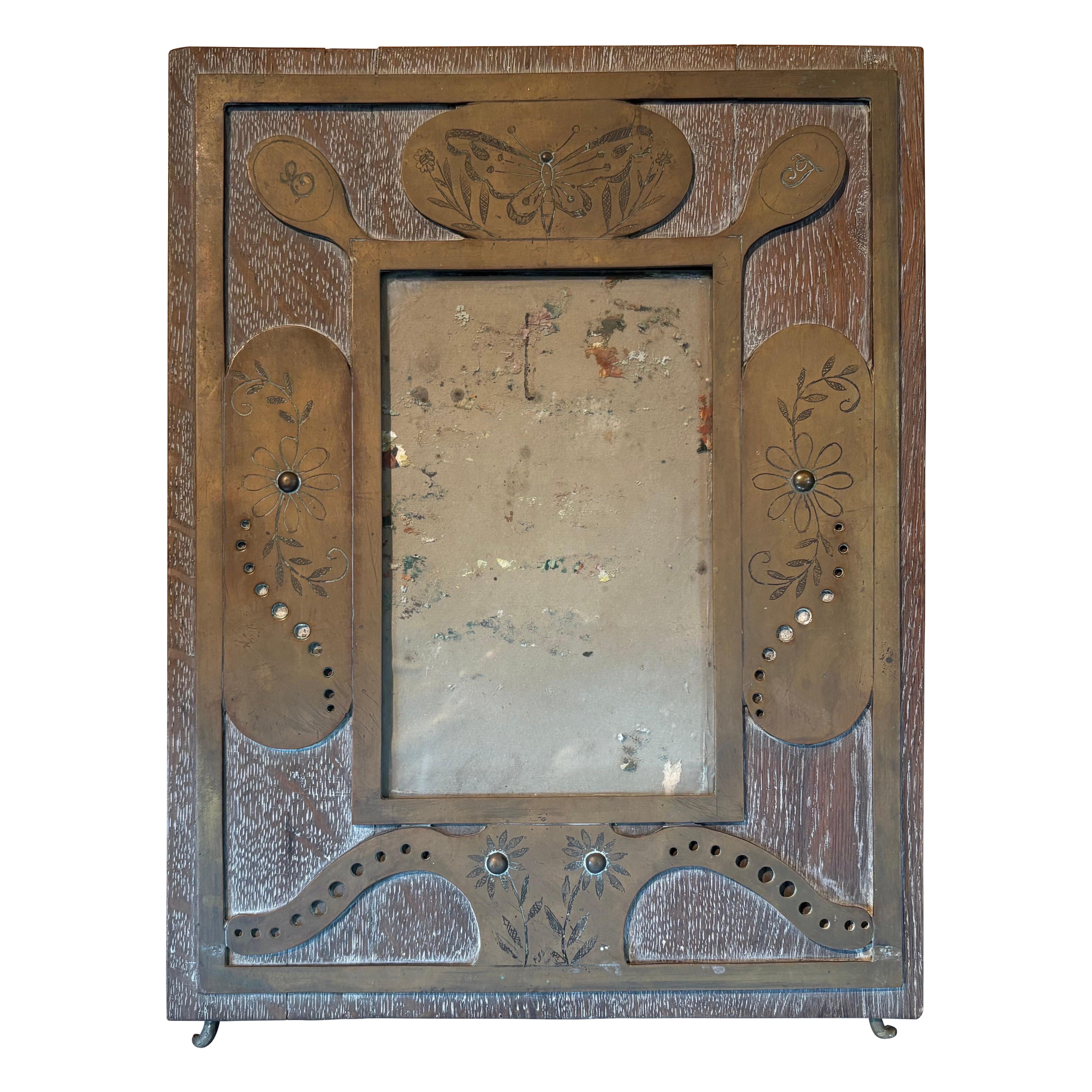 Cornice francese in ottone, CIRCA. 1910