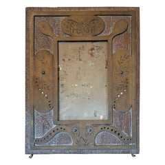 French Brass Picture Frame, Circa. 1910