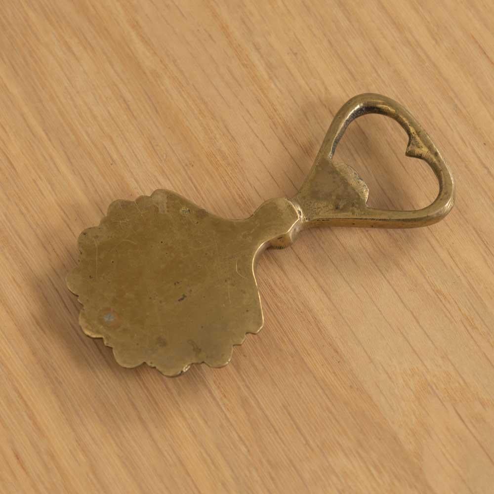 French Brass Shell Bottle Opener For Sale 1