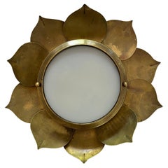 French Brass Soleil Wall Light