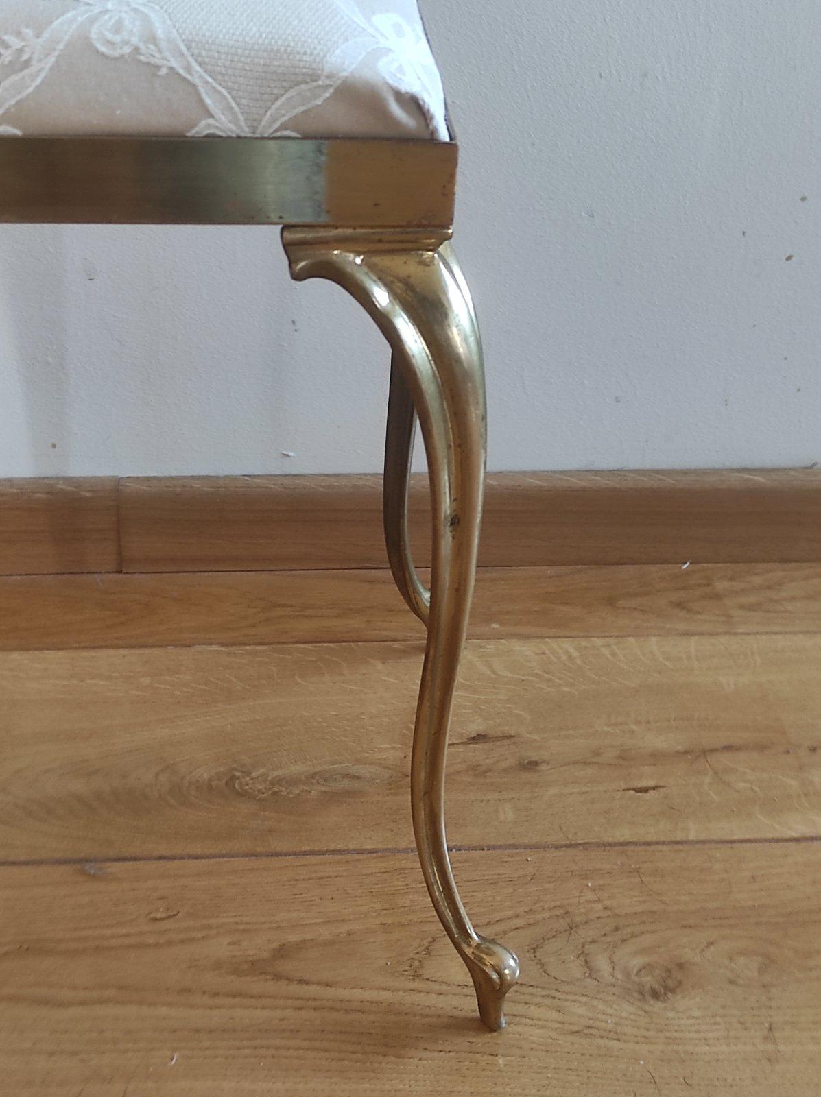 Tabouret en laiton de la Maison Bagues 1950 Bon état - En vente à Čelinac, BA