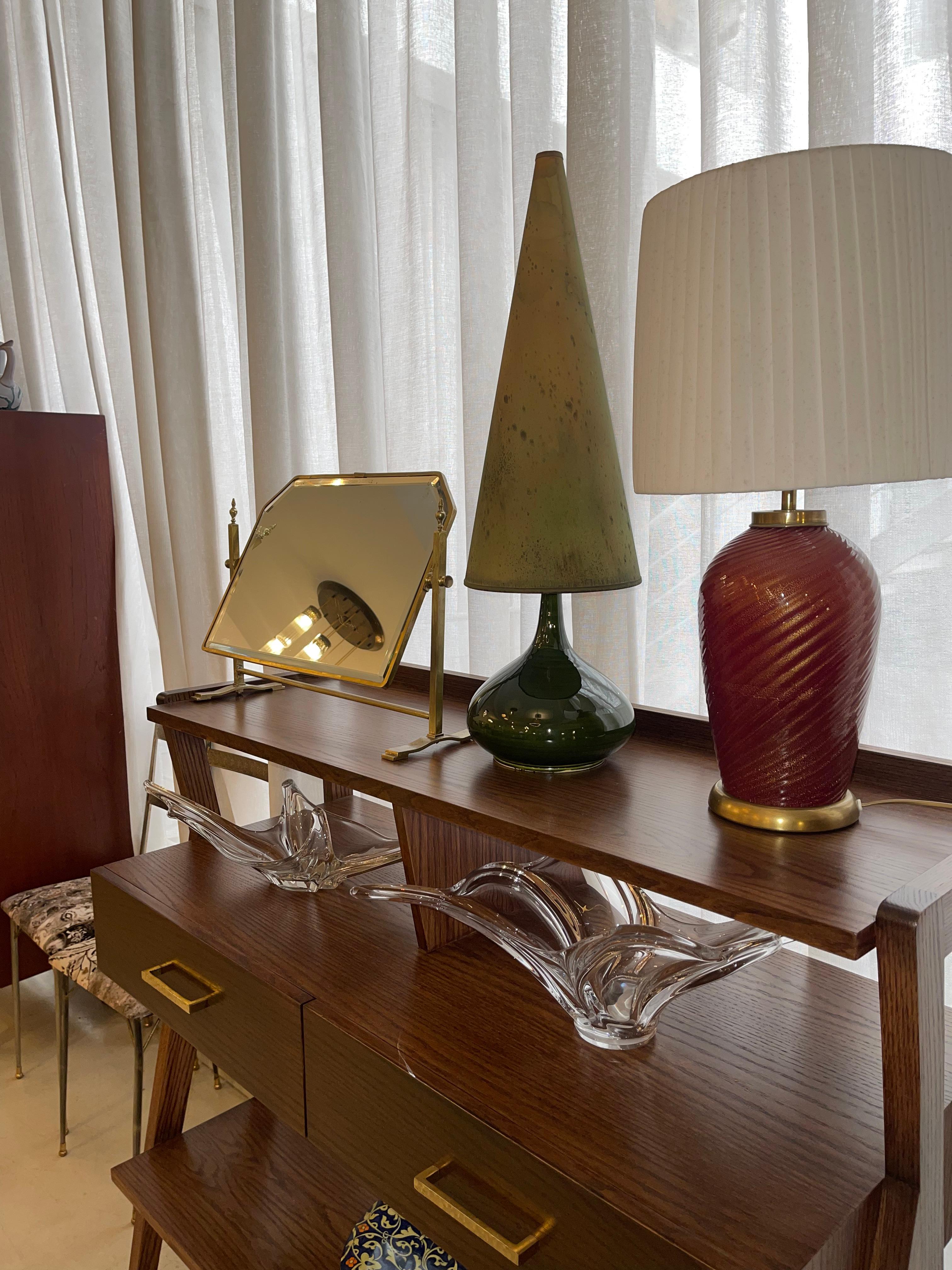 French Brass Table Mirror with Adjustable Frame, Circa 1930s For Sale 6