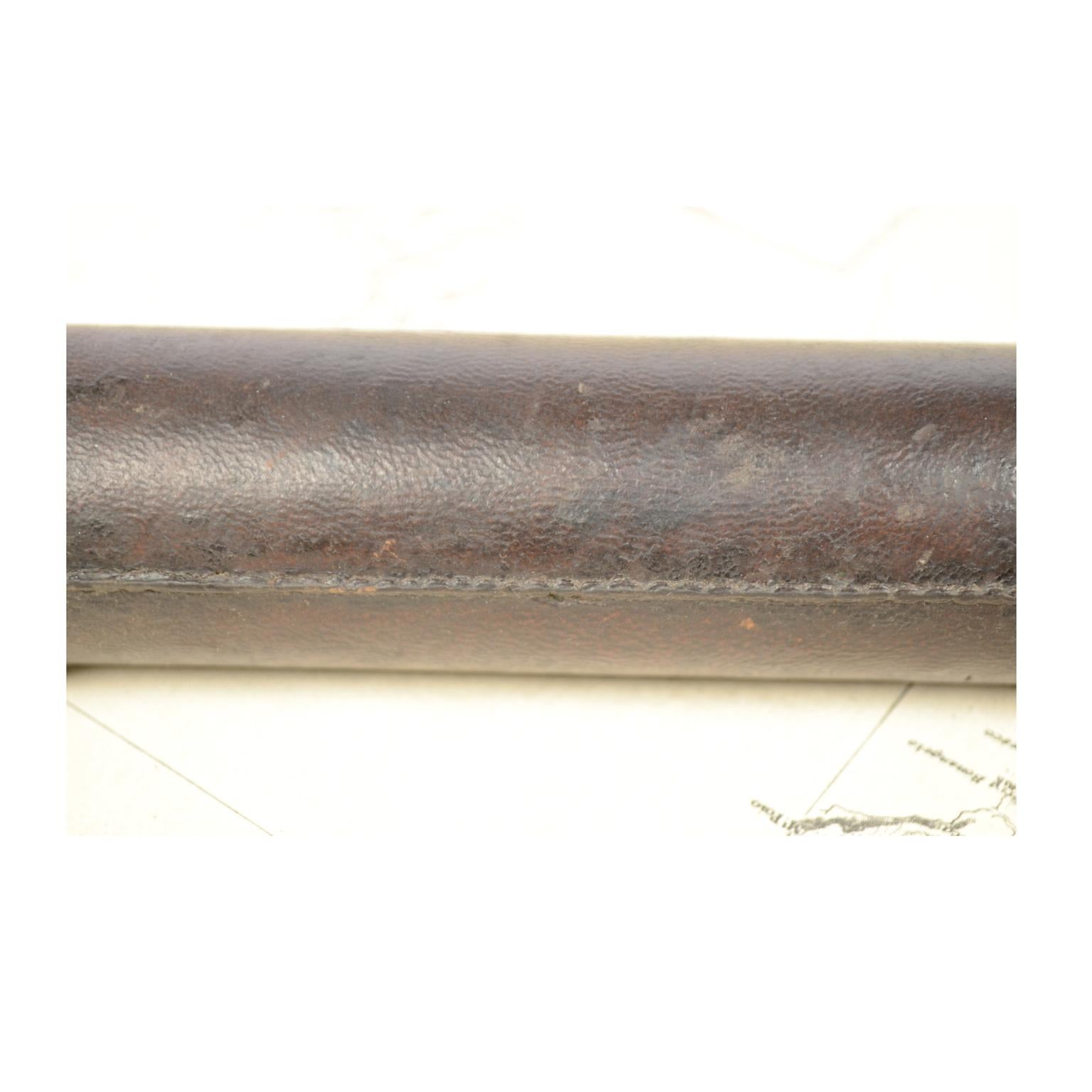 French Brass Telescope with Leather-Covered Handle, 1860 4