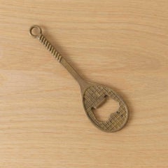 French Brass Tennis Bottle Opener