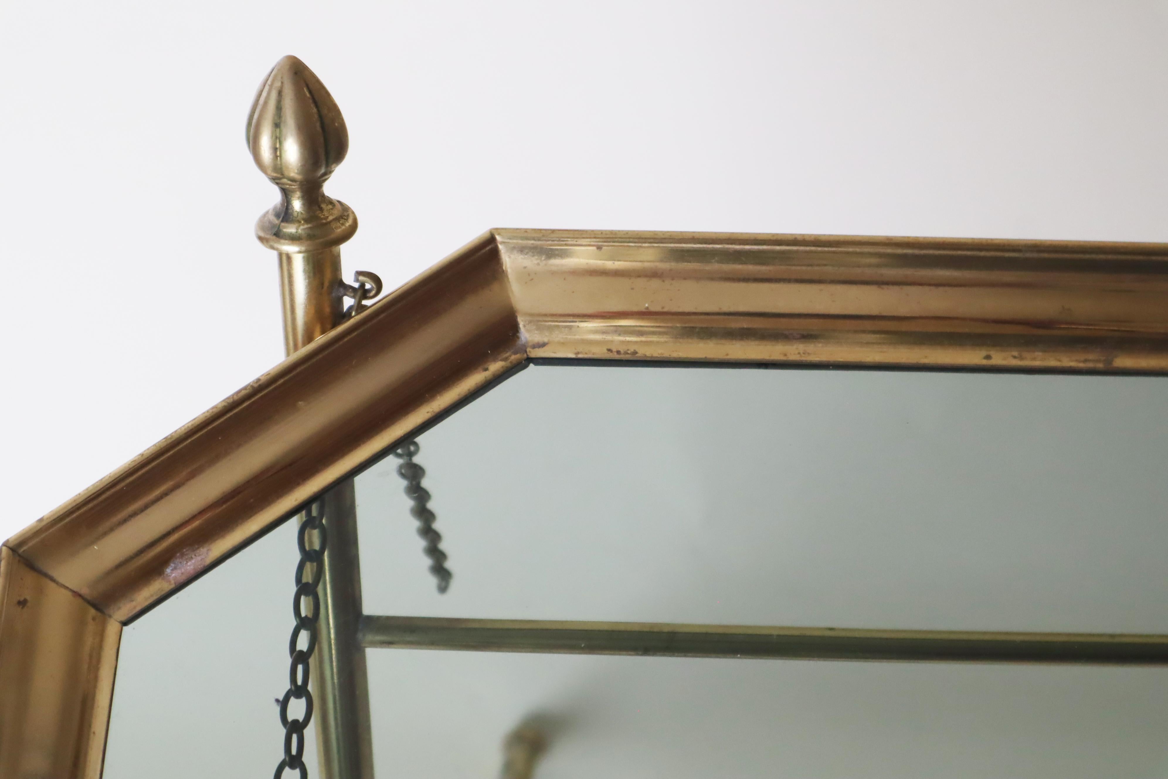 Französischer Messing-Tabletttisch im Hollywood-Regency-Stil im Zustand „Gut“ im Angebot in Hannover, DE