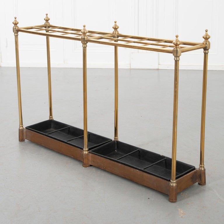 French Brass Umbrella / Cane Stand at 1stDibs