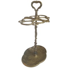 French Brass Umbrella Holder