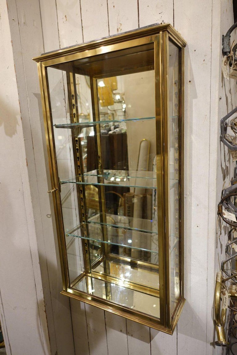 French Brass Wall Display Early 20th Century at 1stDibs