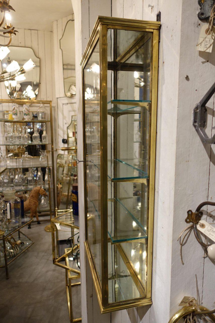 brass wall cabinet