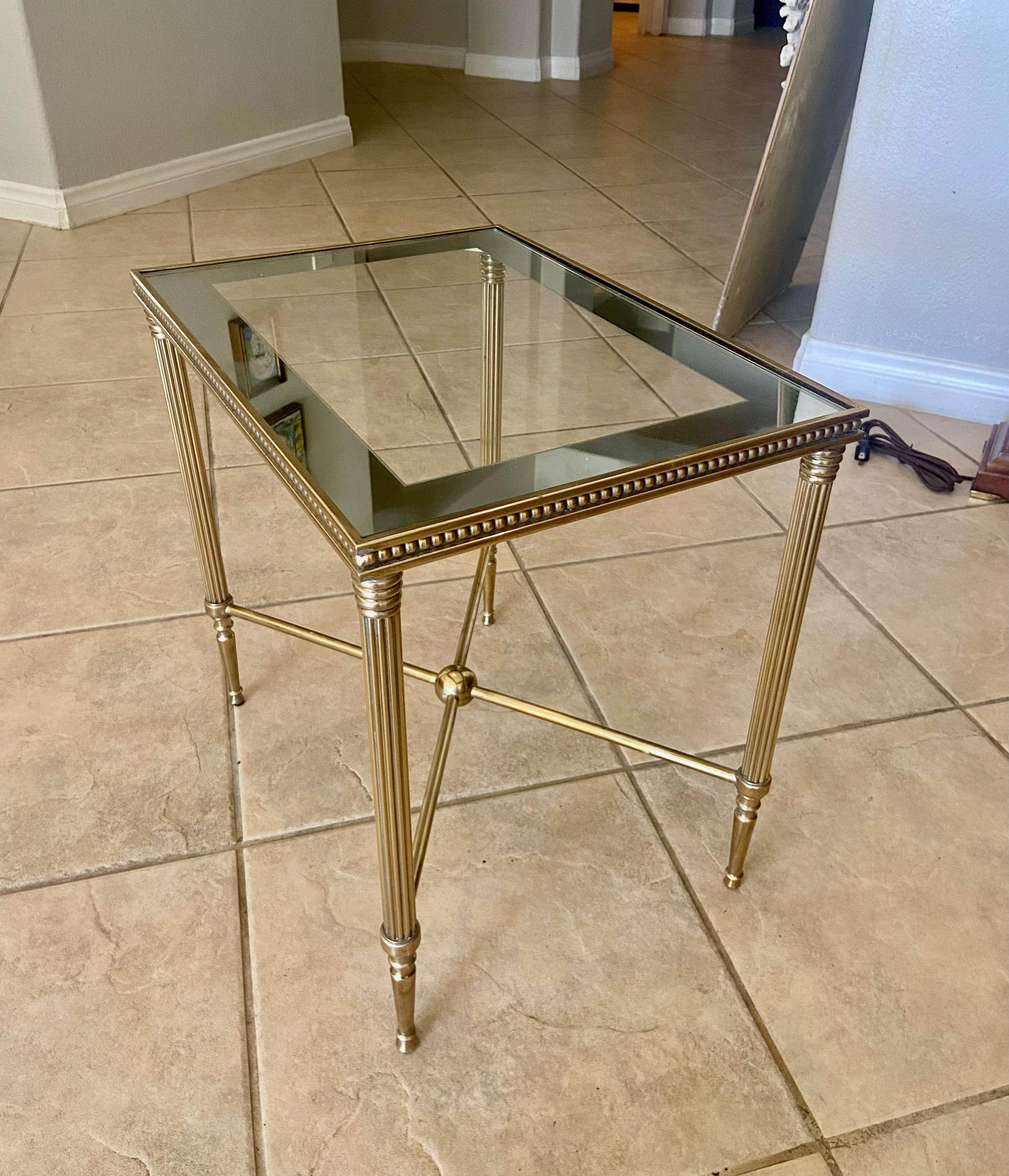 French Brass x Base Side Table 13