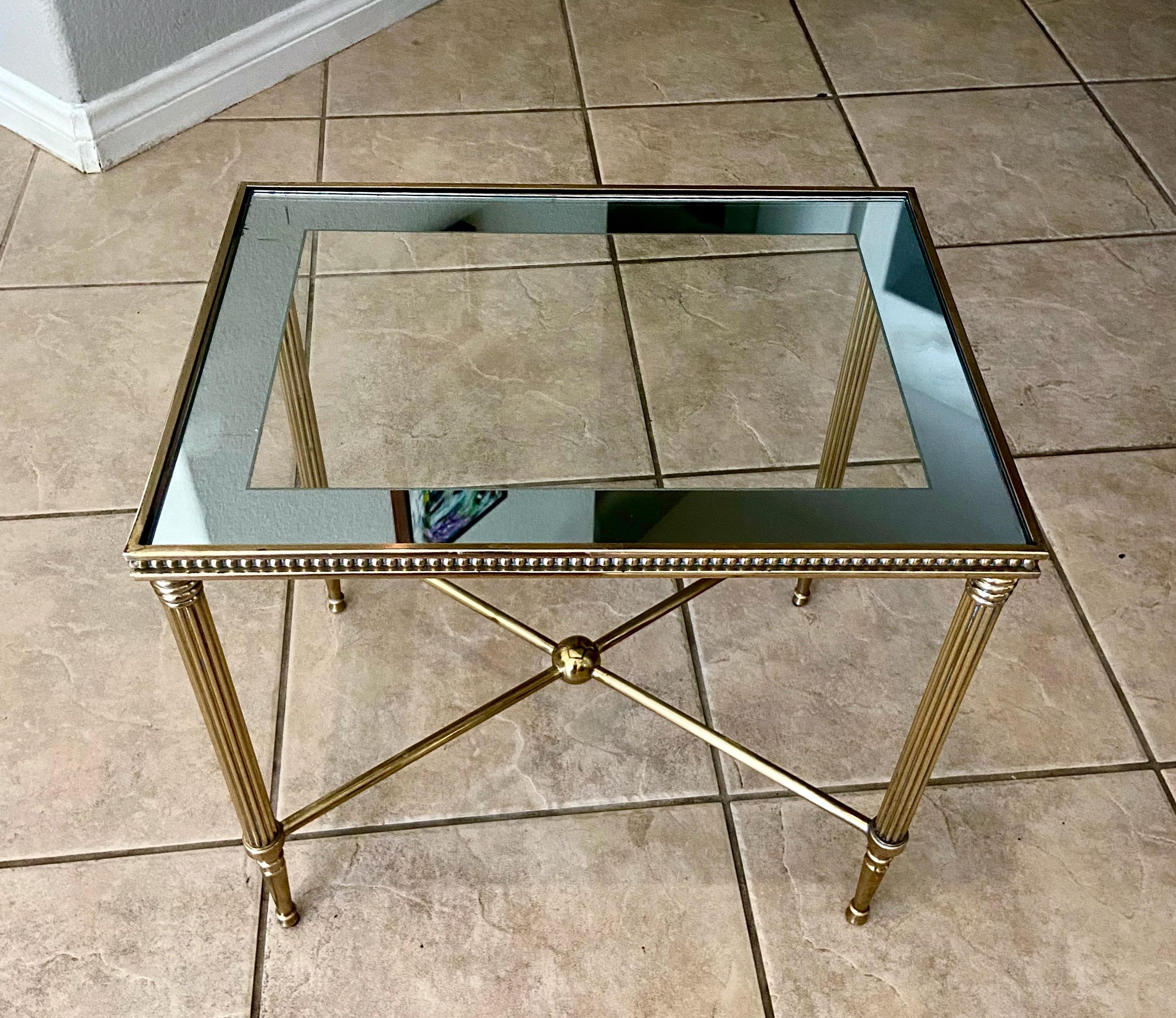 French Brass x Base Side Table 2