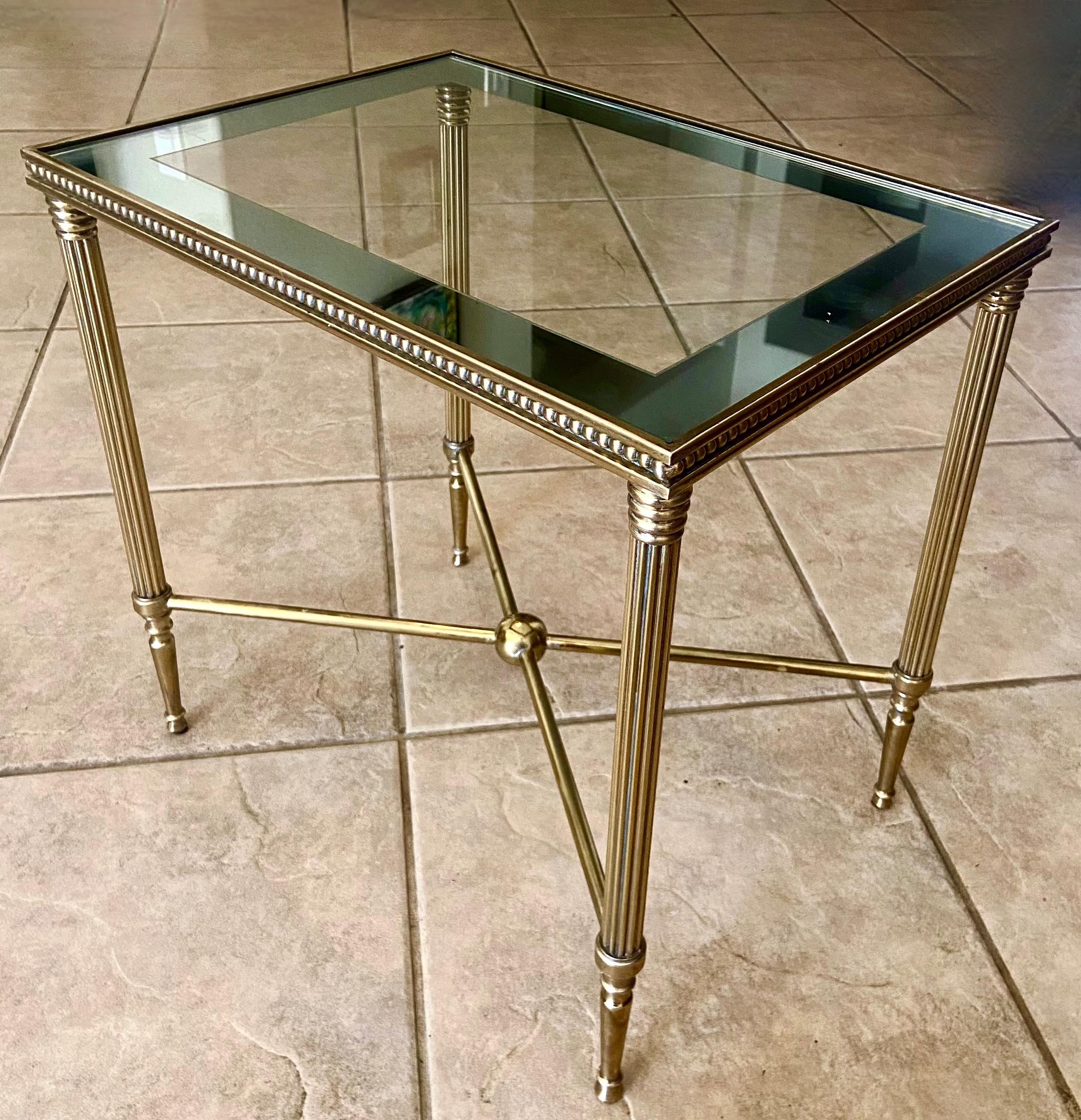French Brass x Base Side Table 4