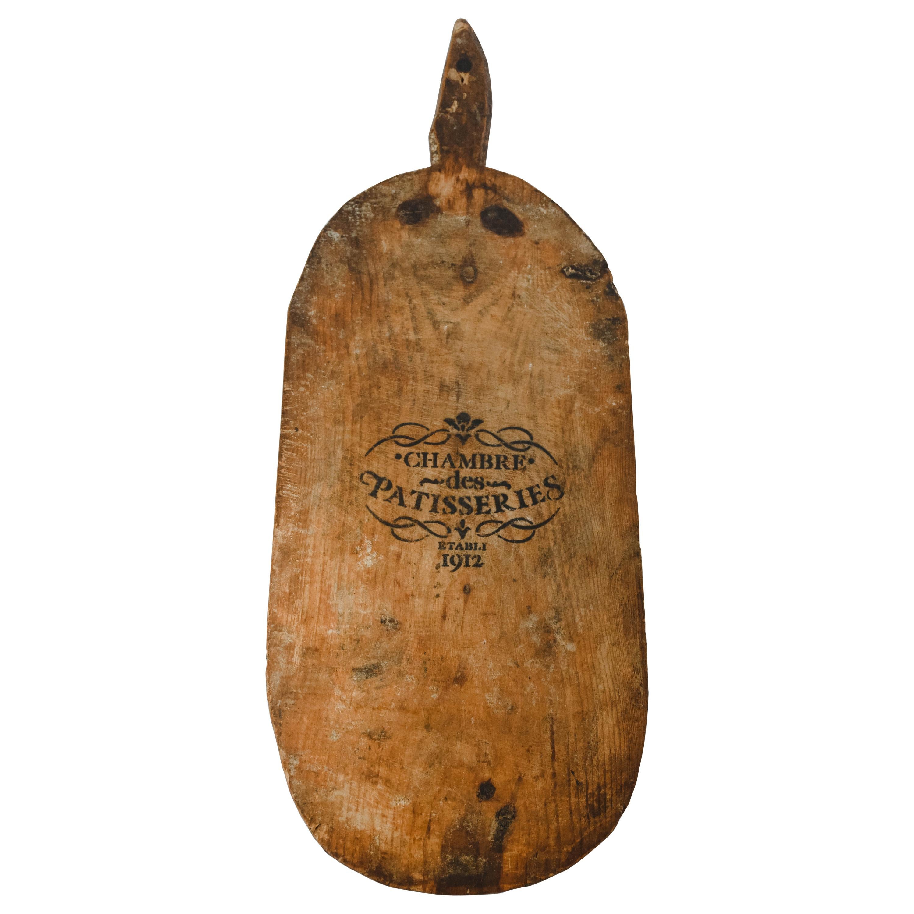 French Bread Board with Stenciling at 1stDibs