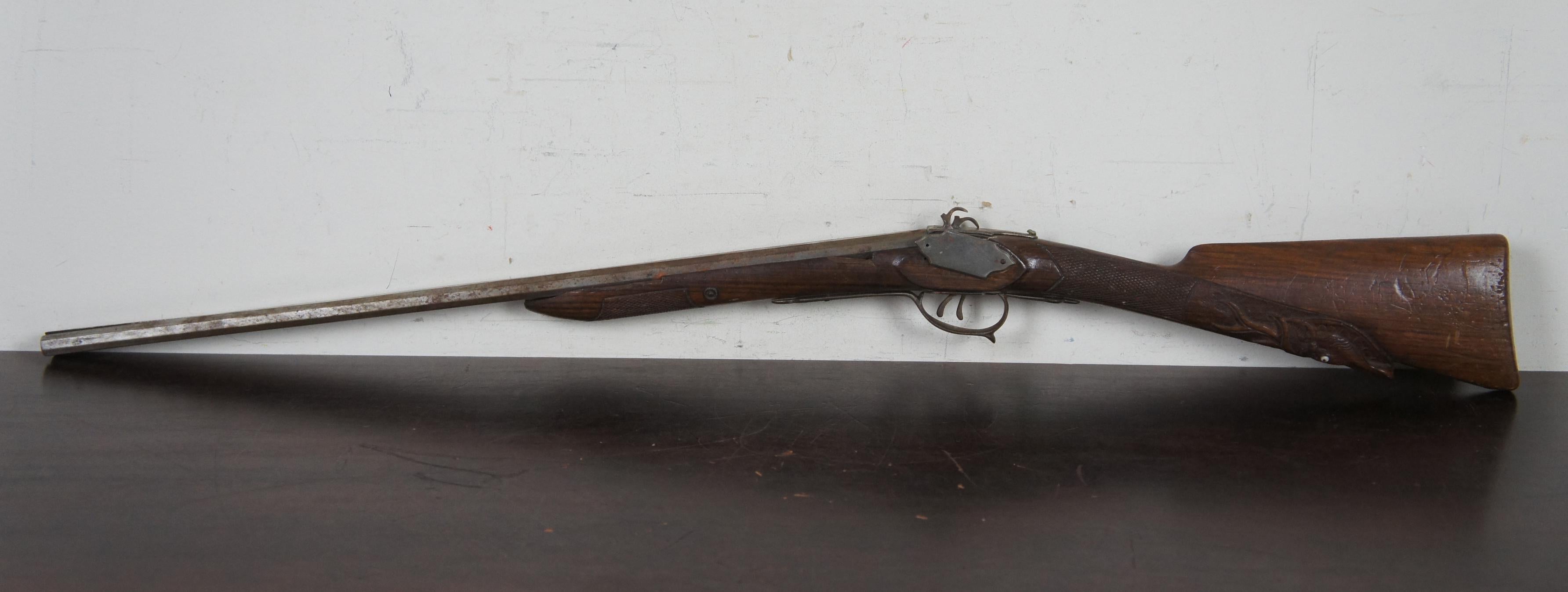 1890 double barrel shotgun