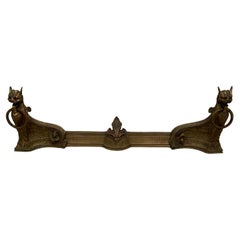 Vintage French Bronze Adjustable Fender In The Manner Of Barbedienne, Late 19th Century