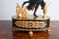 French Bronze and Ormolu Mantel Clock