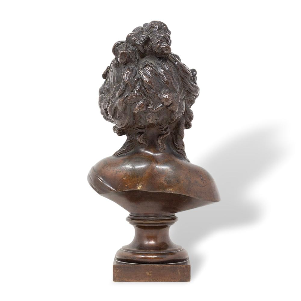 19th Century French Bronze Ariadne After Clodion For Sale