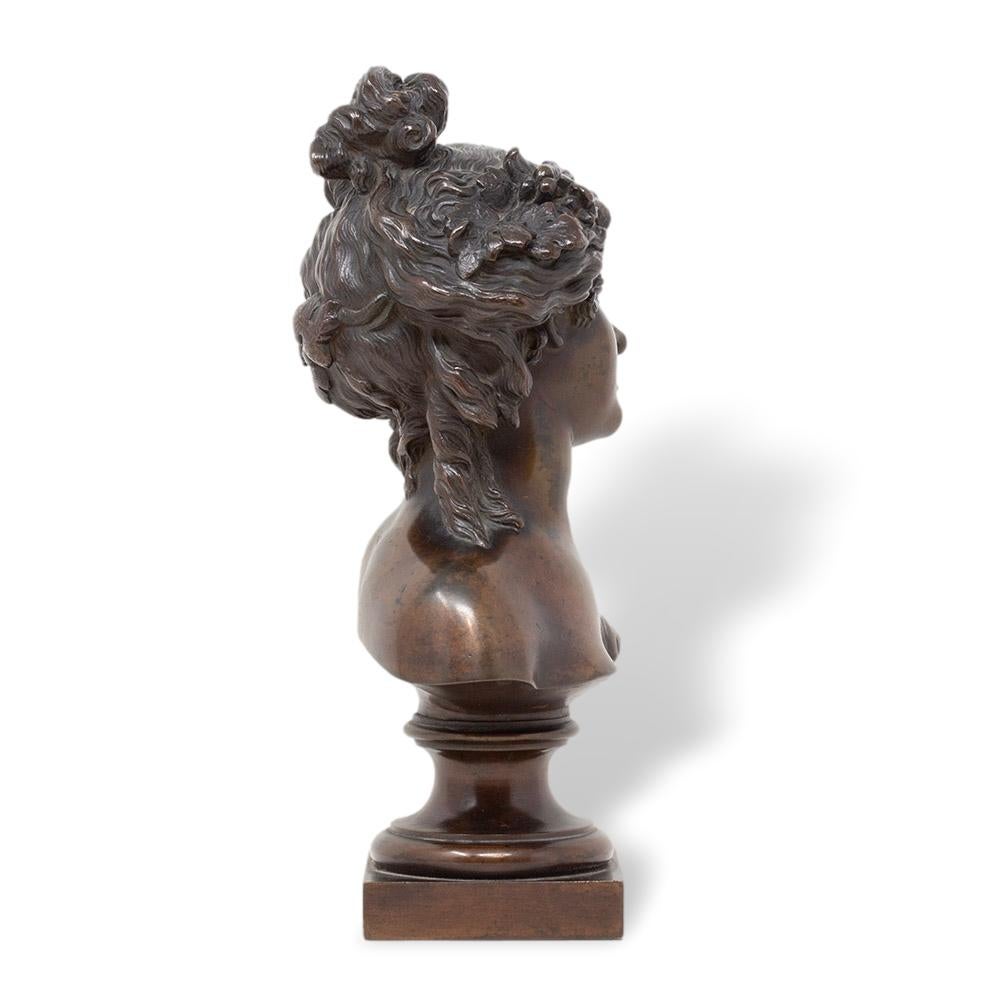 Französische Bronze Ariadne nach Clodion im Angebot 2