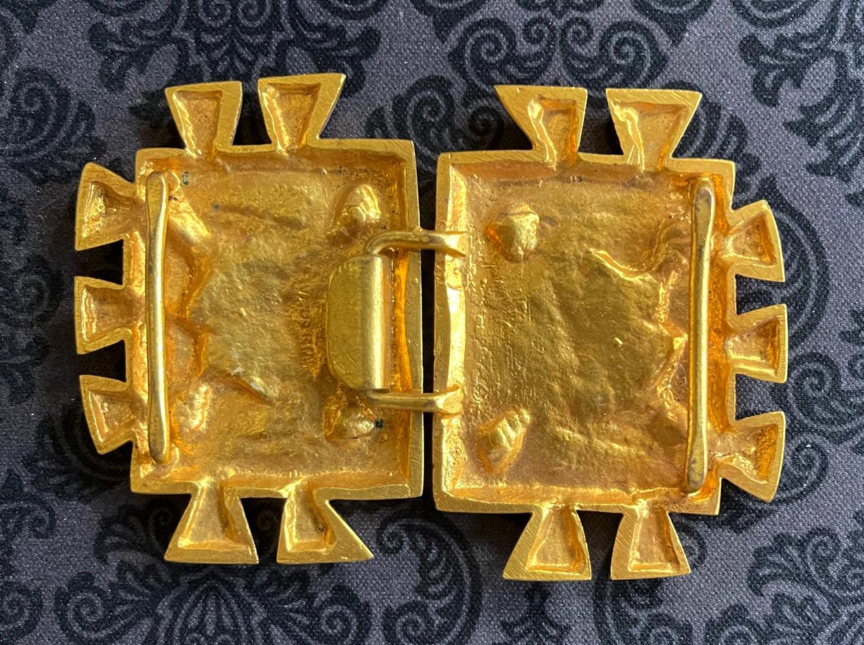 Gürtelschnalle aus Bronze Vautrin im Zustand „Gut“ im Angebot in Atlanta, GA