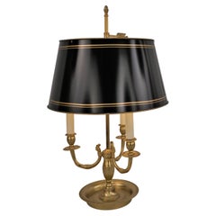 Französische Bouillotte-Lampe aus Bronze