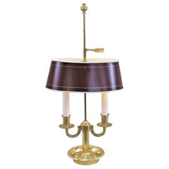 French Bronze Boulliote Desk Lamp