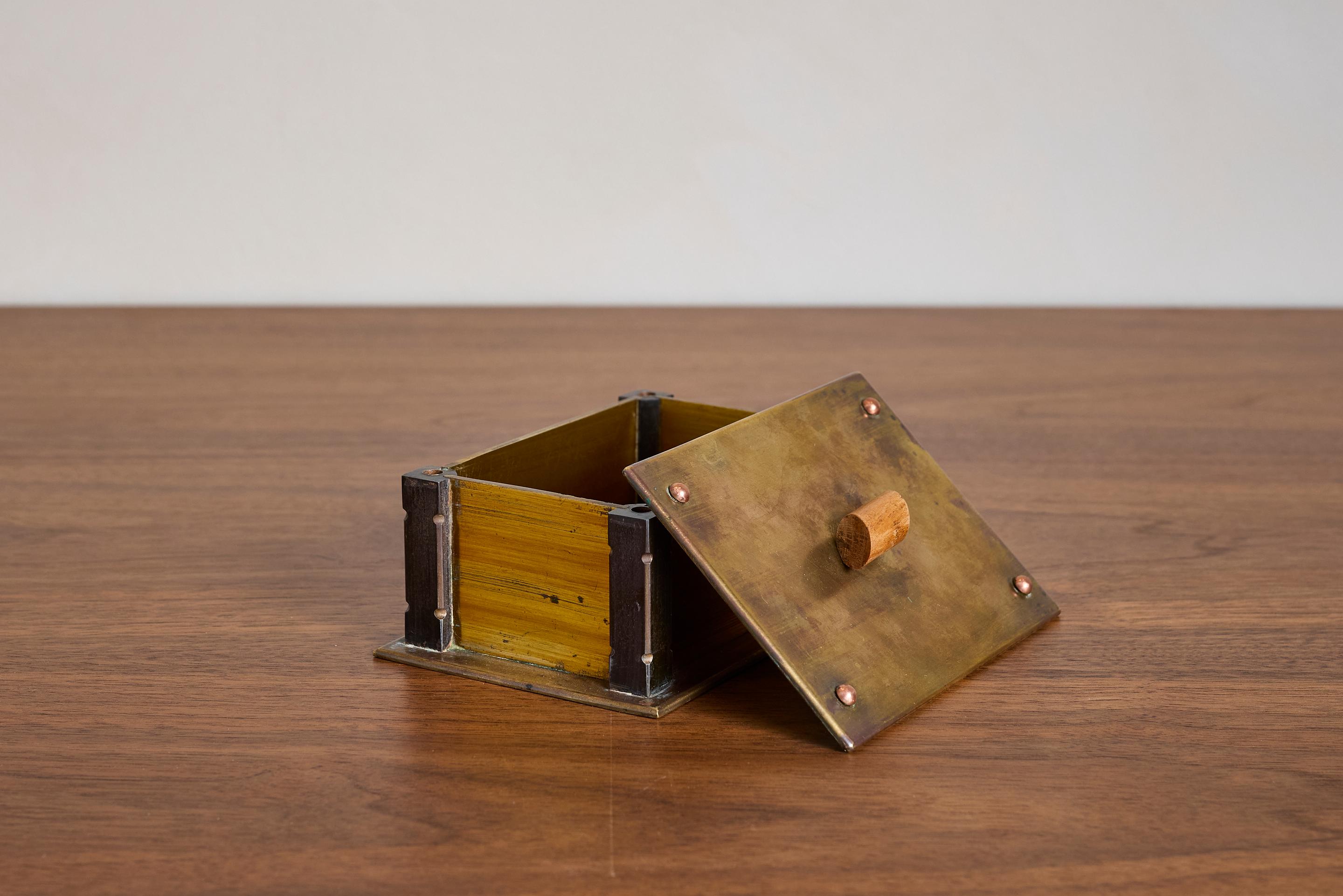French Bronze Box In condizioni buone in vendita a Beverly Hills, CA