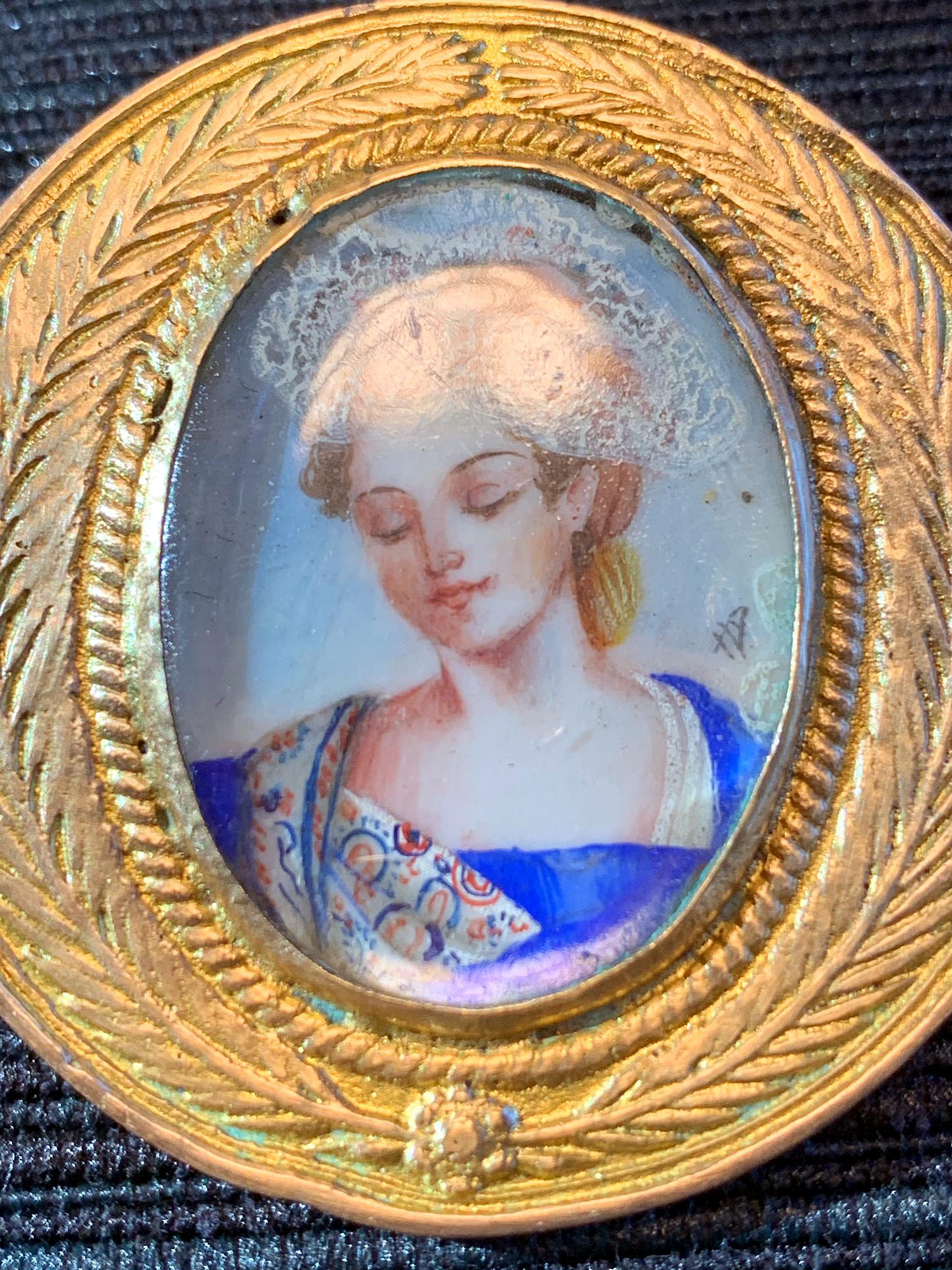 French Bronze Brooch Line Vautrin For Sale 1