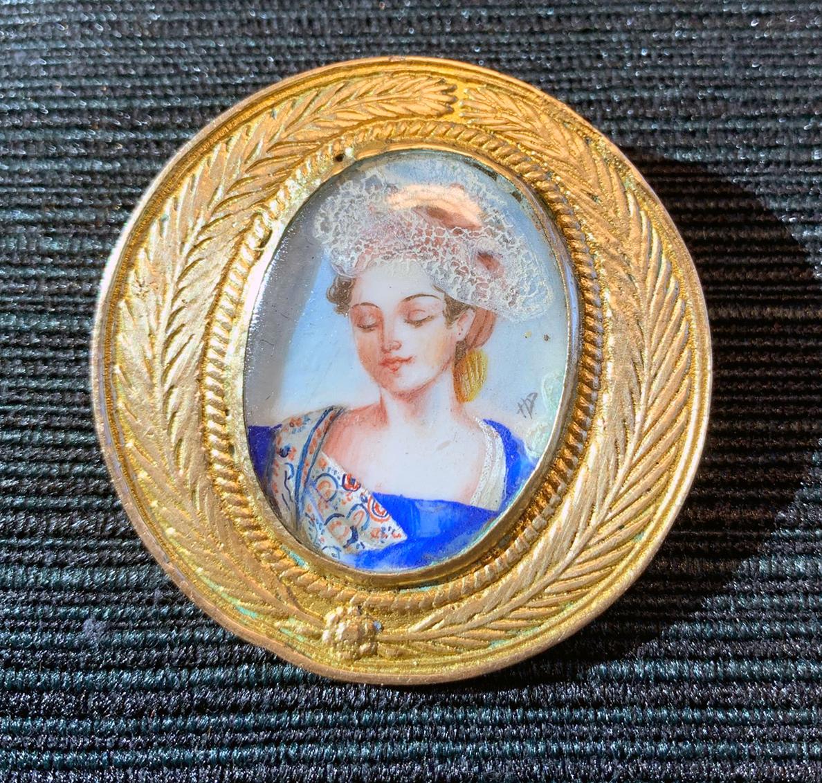 French Bronze Brooch Line Vautrin For Sale 2