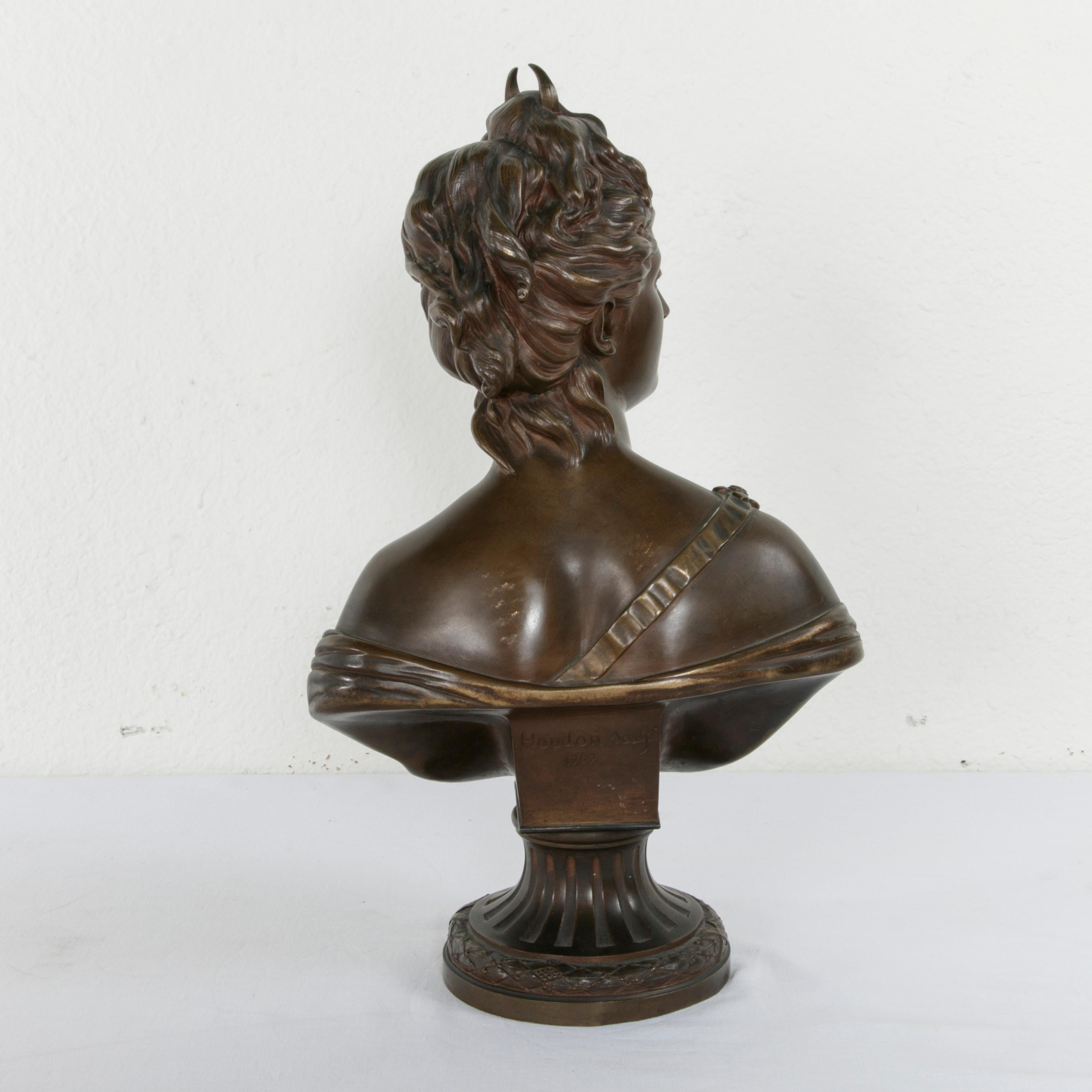 houdon bronze sculpture