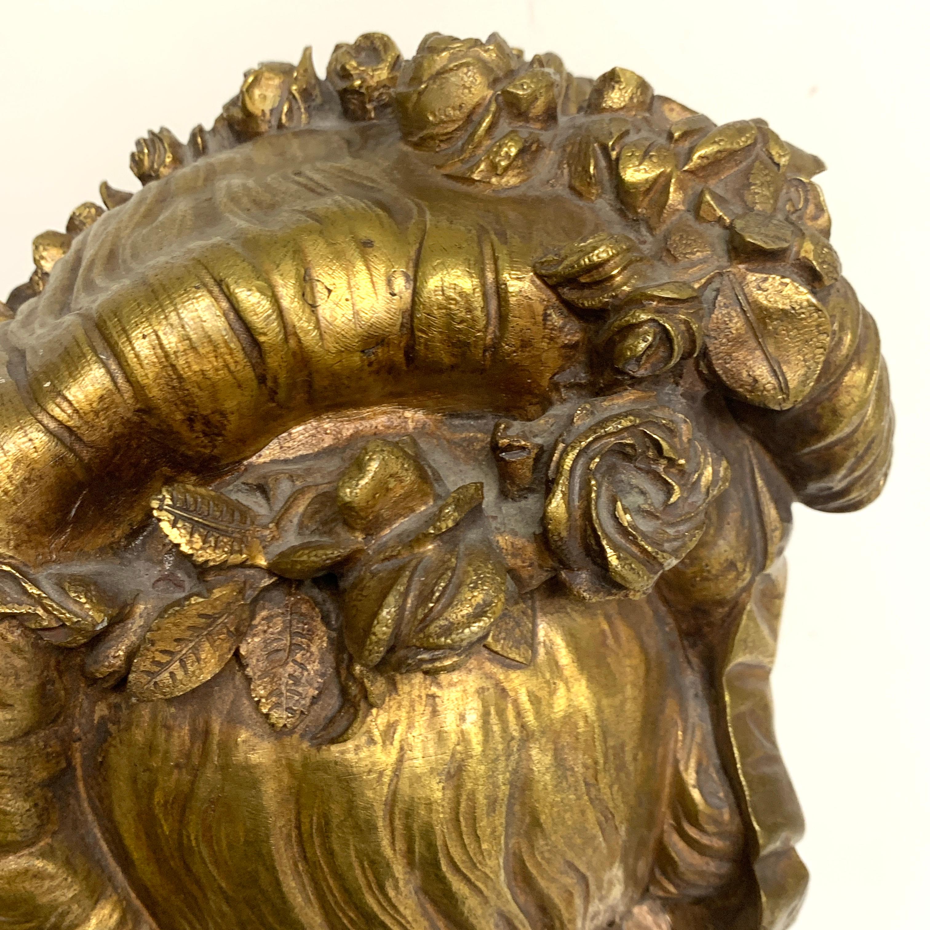 French Bronze Bust of Marie Antoinette by P. Baur & Jean Jules Salmson, 1873 7