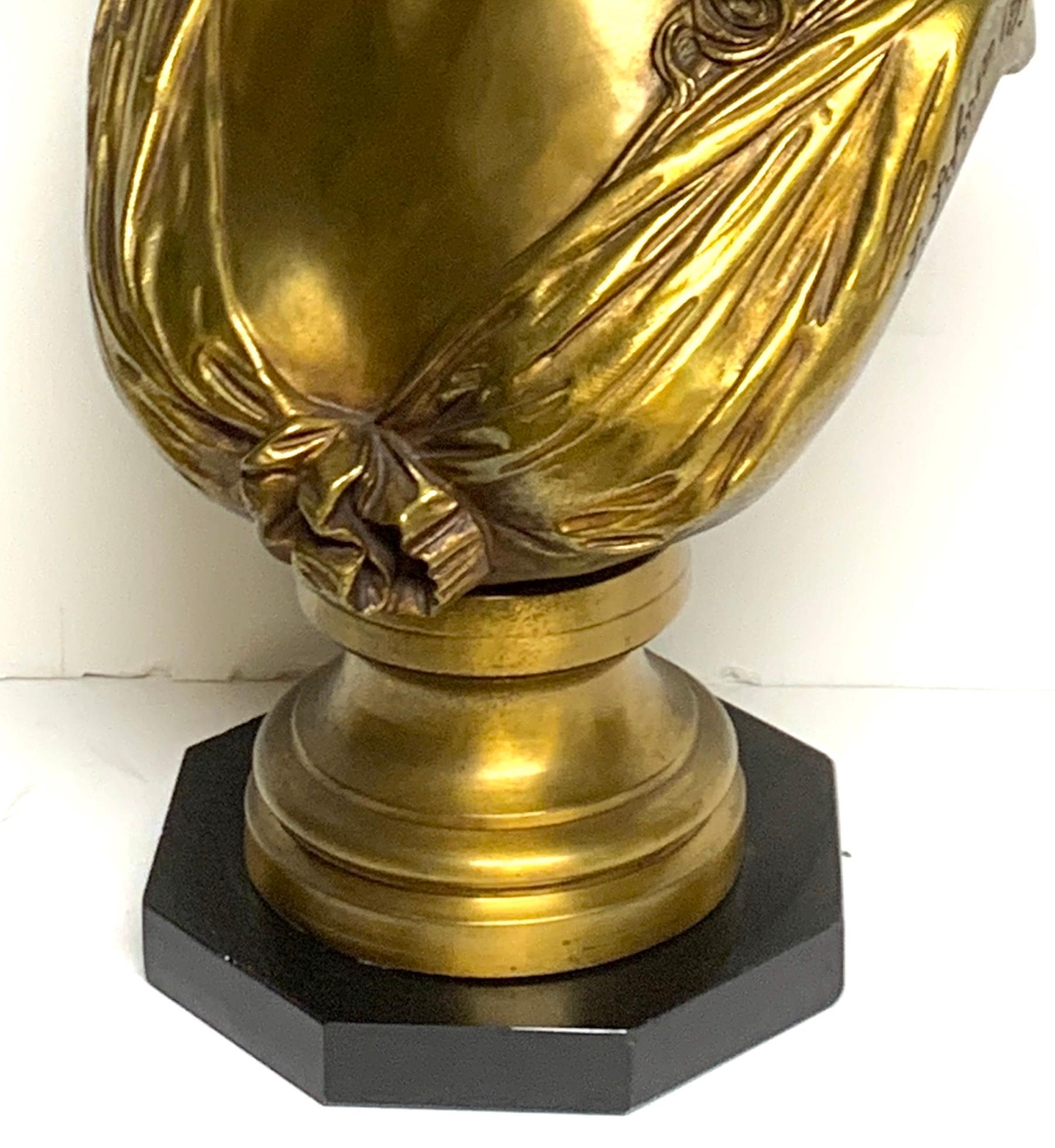 French Bronze Bust of Marie Antoinette by P. Baur & Jean Jules Salmson, 1873 2