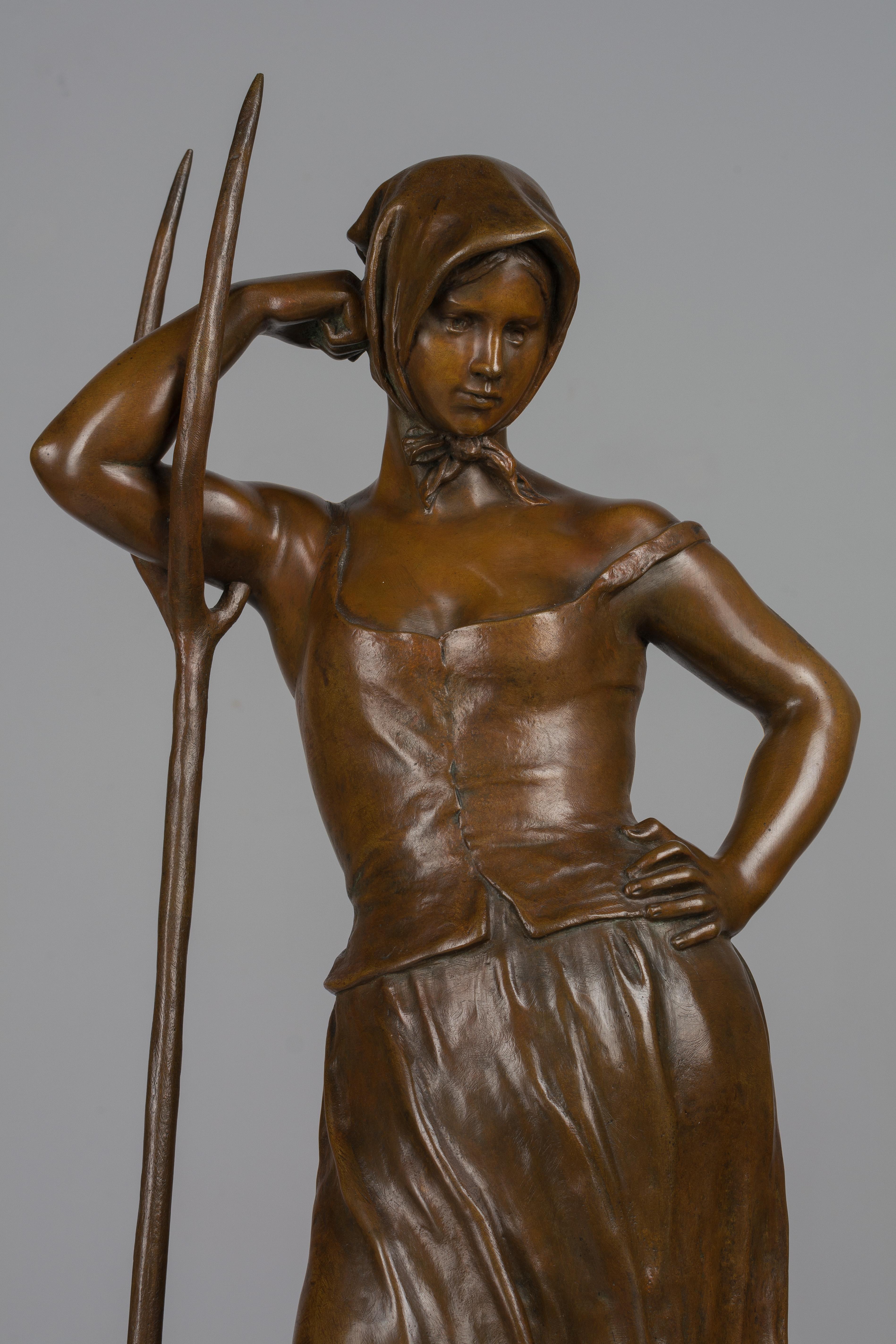 French Bronze by Alfred Boucher 4