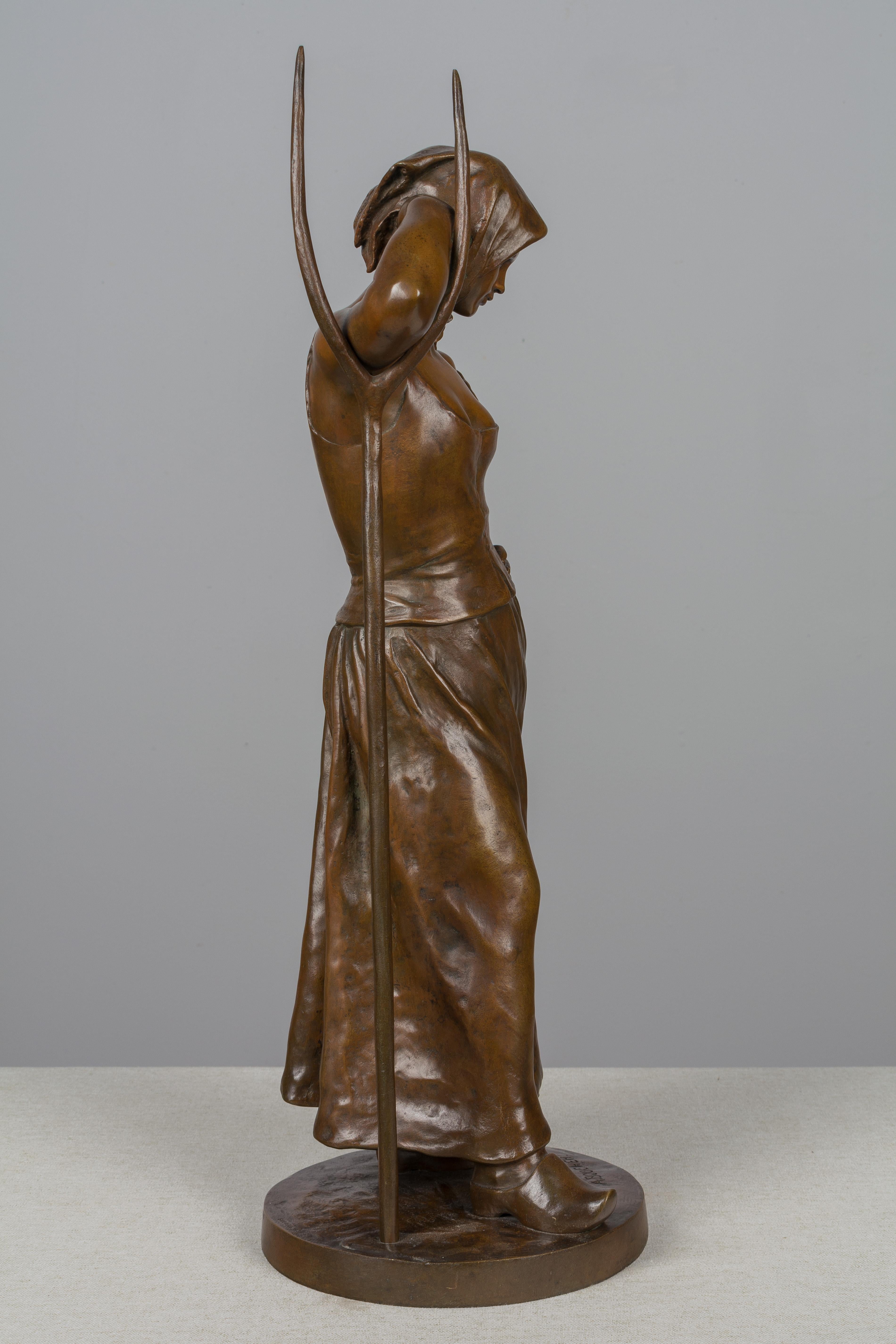 French Bronze by Alfred Boucher 1