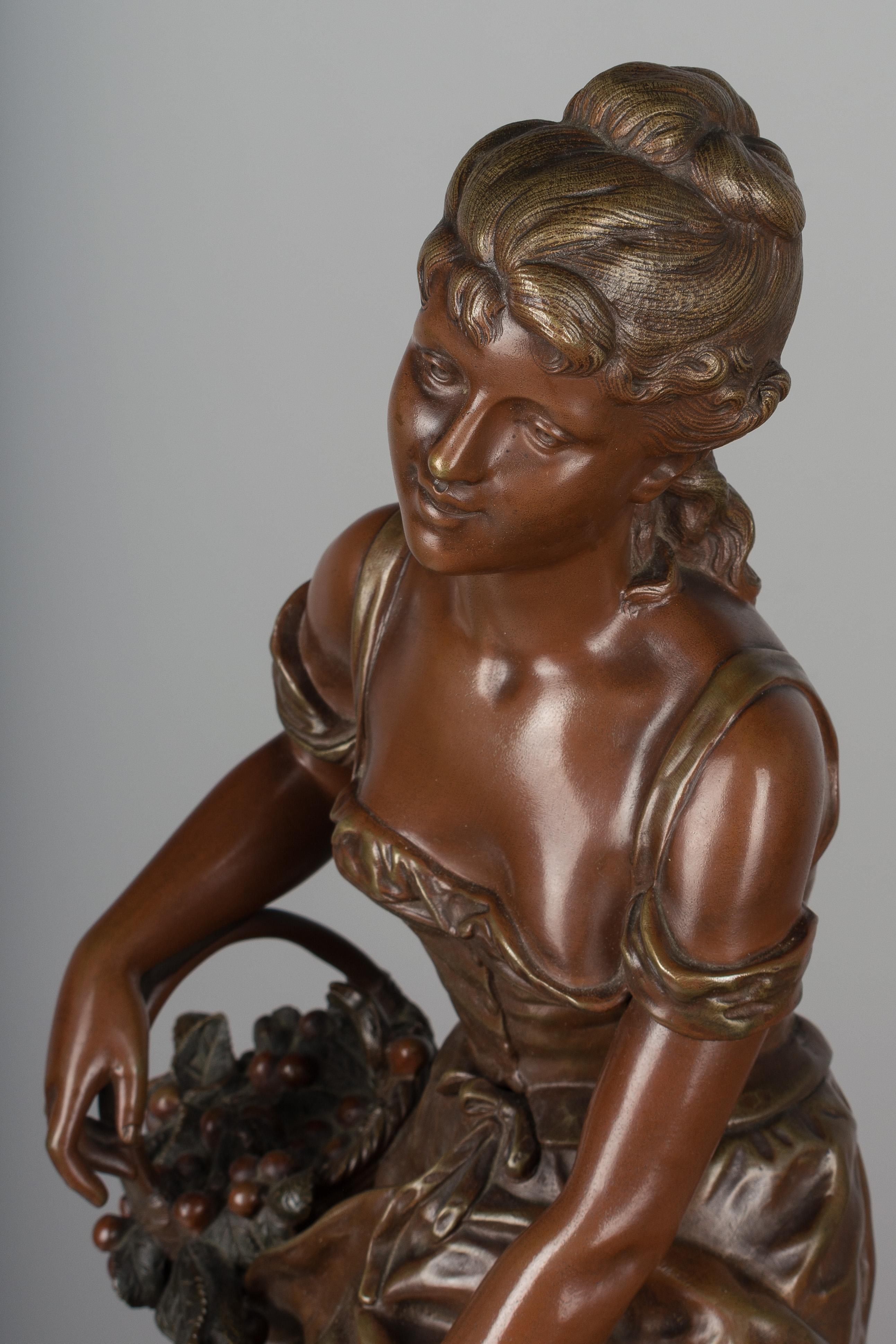 Bronze français Hippolyte Francois Moreau 2