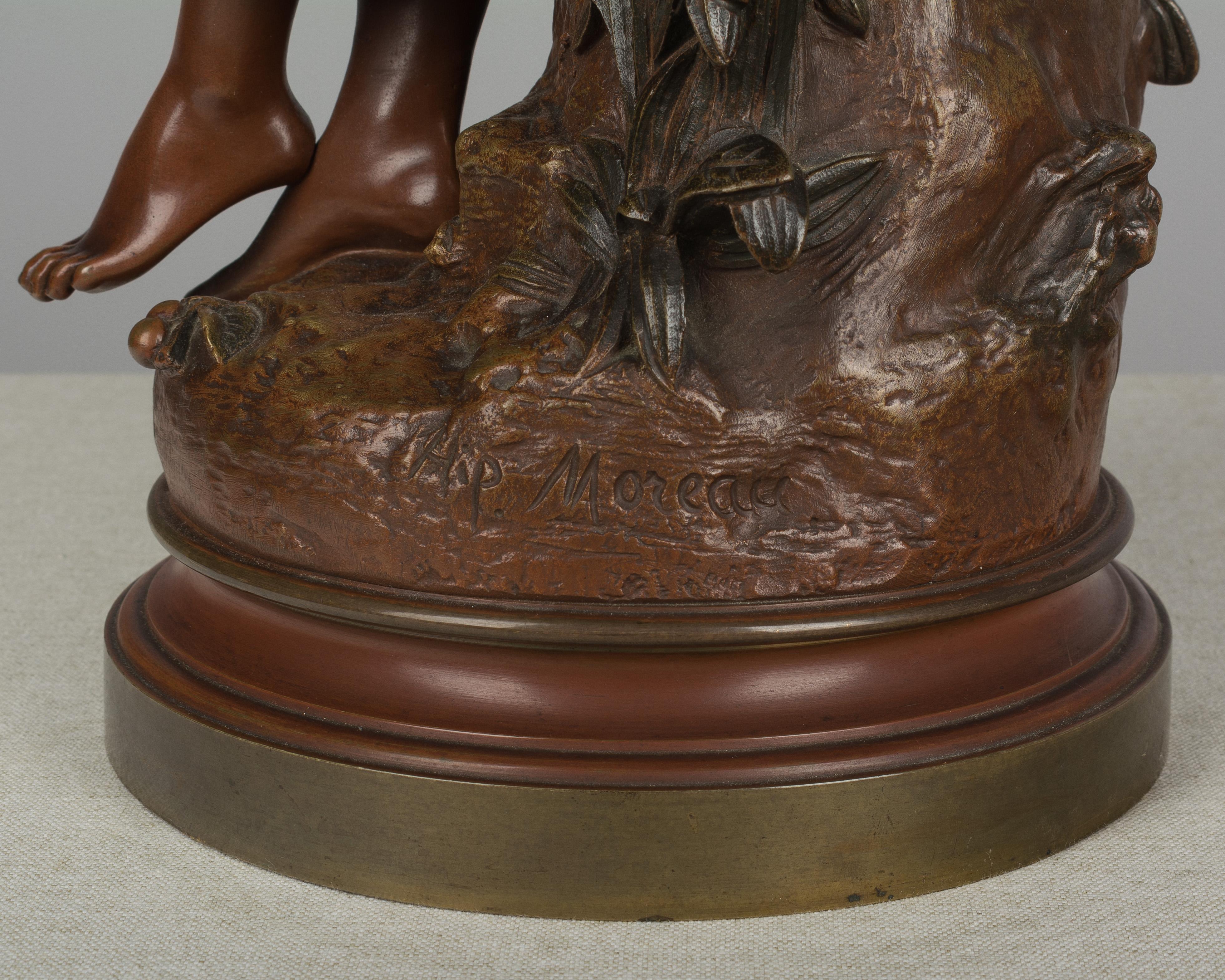 XIXe siècle Bronze français Hippolyte Francois Moreau