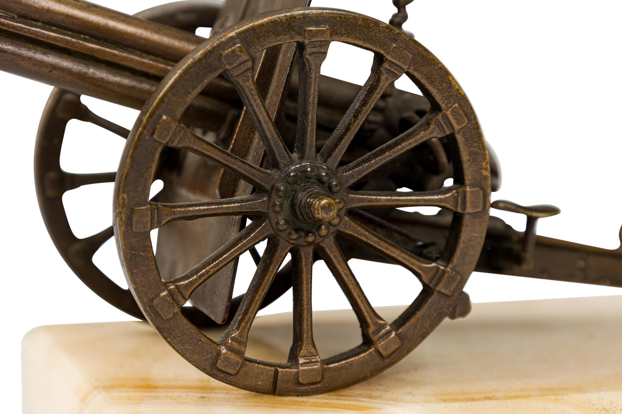Bronze Modèle de canon en bronze français en vente