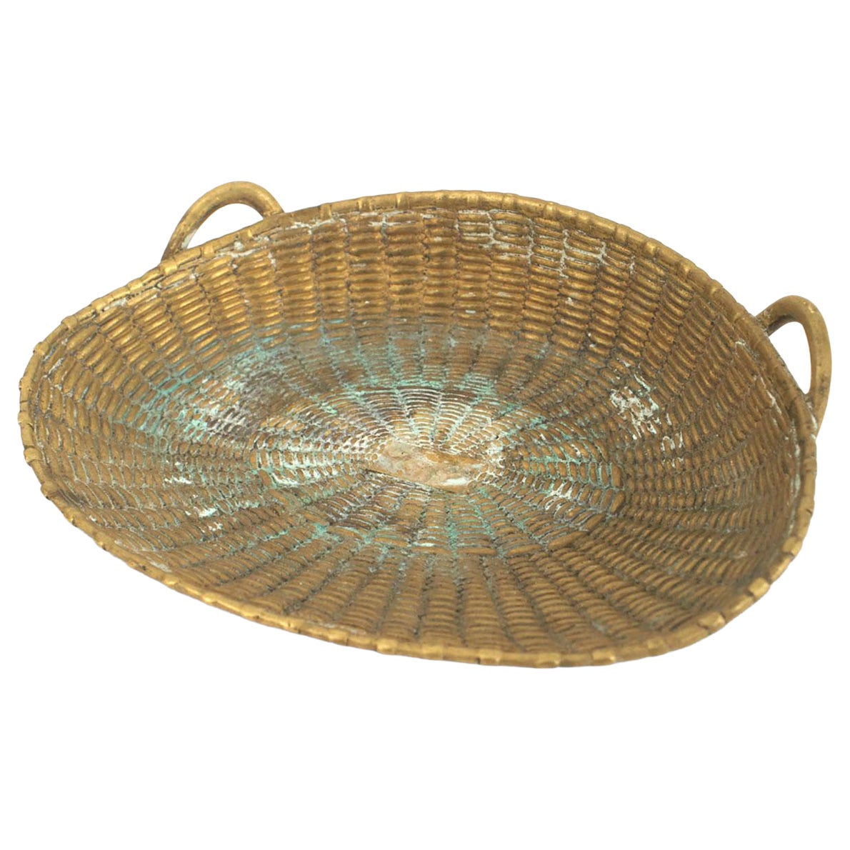 French Bronze Card Holder Ashtray For Sale