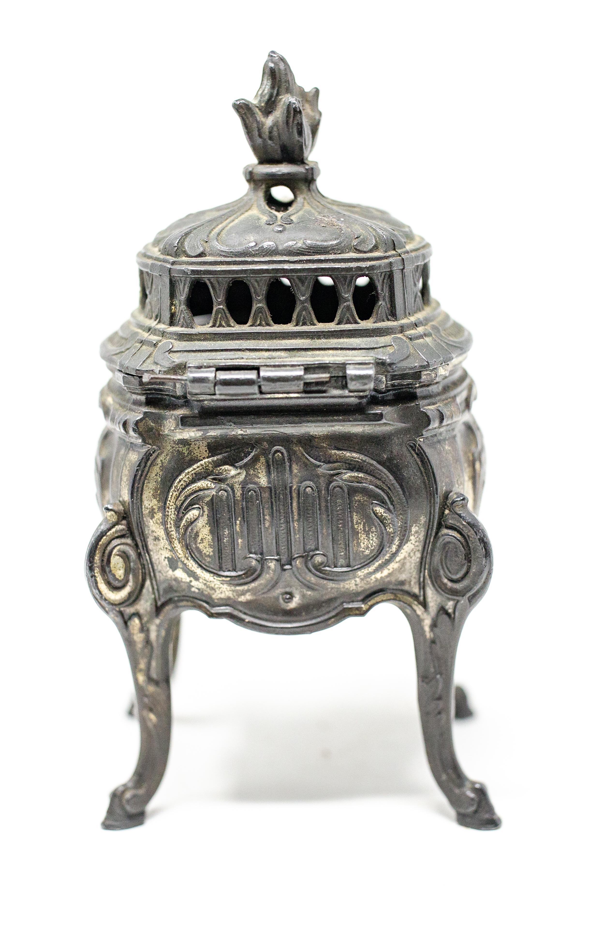 20th Century French Bronze Censer For Sale