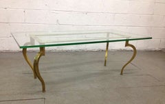 French Bronze Coffee Table by Maison Ramsay